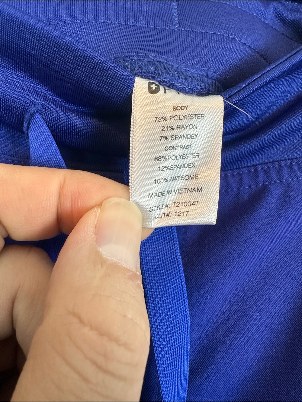 FIGS Kade Cargo Scrub Pants M Tall Royal Blue Straight Leg T21004T - Picture 5 of 11